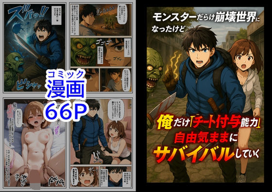 モンスターだらけの崩壊世界になったけど、俺だけ【チート付与能力】で自由気ままにサバイバルしていく《第1話》