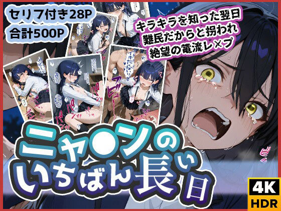 ニャ◯ンのいちばん長い日〜キラキラを知った翌日、難民だからと拐われ絶望の電撃レ×プ〜